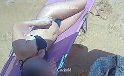 Buceta com marquinha de biquíni fio dental