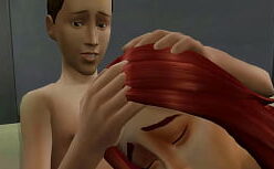 Filho comendo mãe e filha no motel