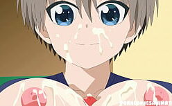 Hana uzaki hentai safada fazendo sexo oral gostoso