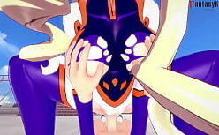 Hentai my hero academy e a força no pau