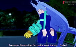 Hentai nejire hado comendo a xoxota de uma morena