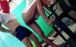 Sexo em pé com a namorada gostosa da irmã