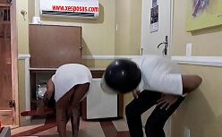 Vidéo anal e gozando na buceta da atriz porno