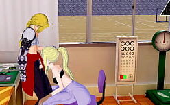 Winry hentai porno comendo loirinha