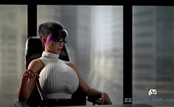 Dickgirl hentai chupando a buceta da amiga