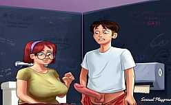 Hentai monstros 3d loira magrinha fodendo com seu parceiro