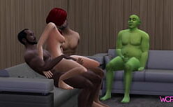 Hibana hentai comendo a esposa do amigo