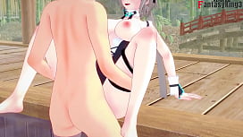 Honkai impact pornô com novinha linda no sexo anal