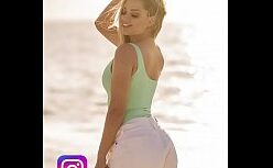 Instagram model nudes de mulher loira linda