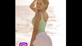 Instagram model nudes de mulher loira linda