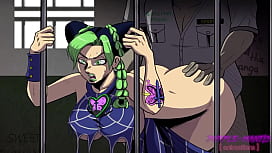 Jolyne hentai gifs transando bem gostoso com macho