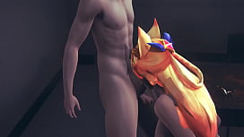 Lol ahri hentai fazendo uma boquete