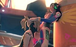 Overwatch mercy pornô grátis da coroa perfeita dando pro personal