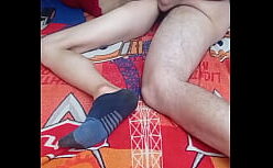 Casalblack peituda dando uma boa foda com o primo